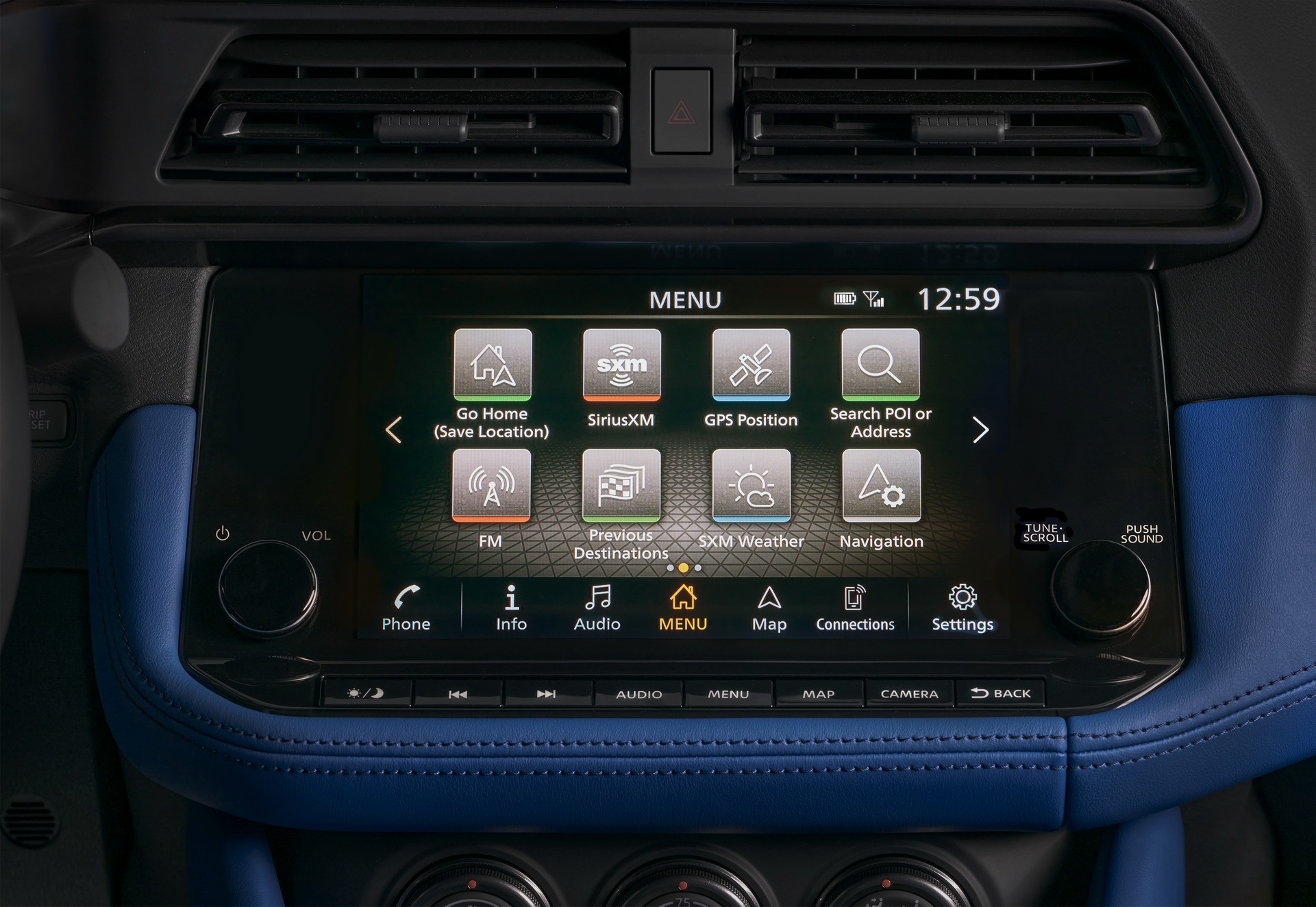 2023 Nissan Z (Color: Seiran Blue) Central Console Wallpapers #93 of 108