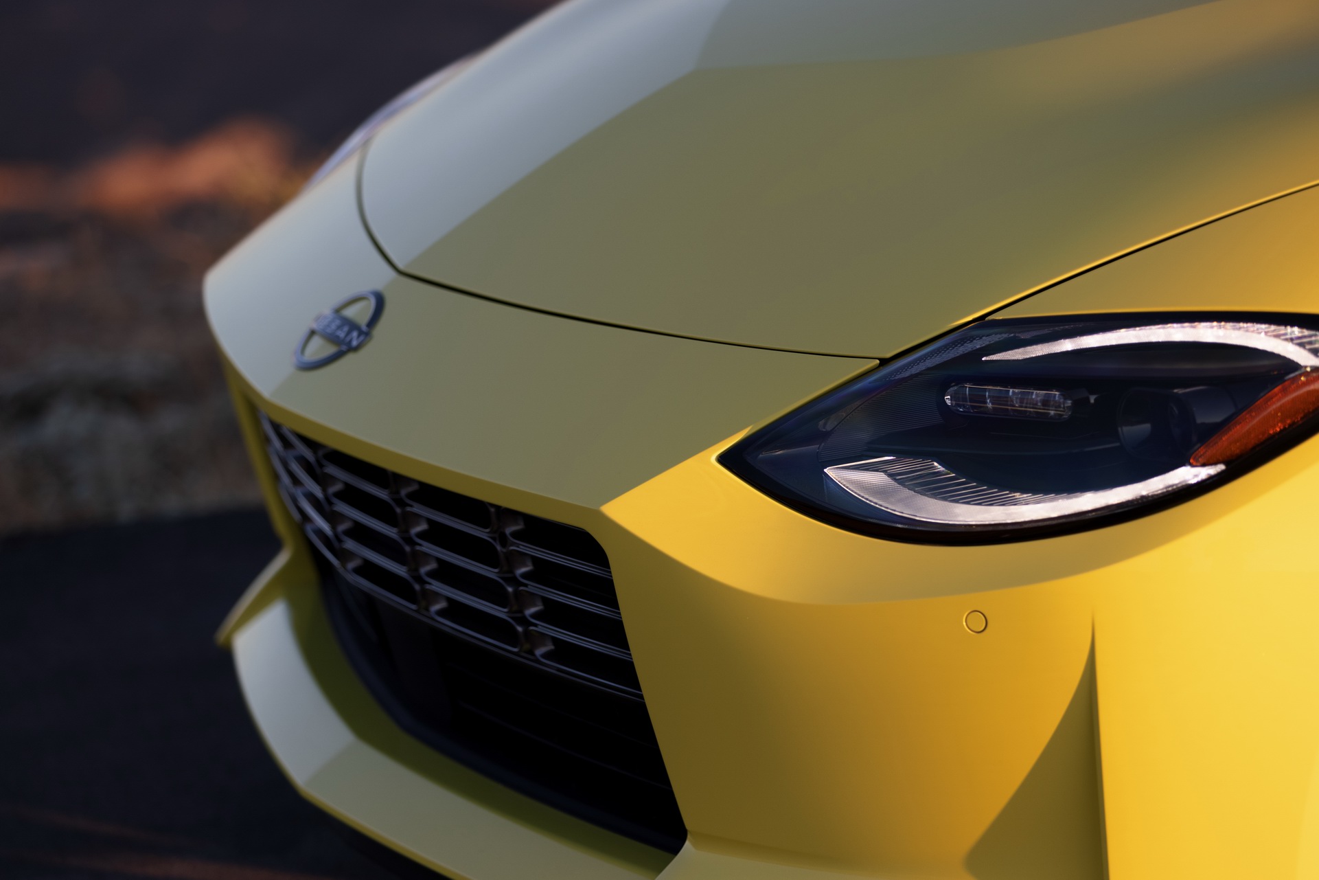 2023 Nissan Z Proto Spec Edition (Color: Ikazuchi Yellow) Headlight Wallpapers (9)