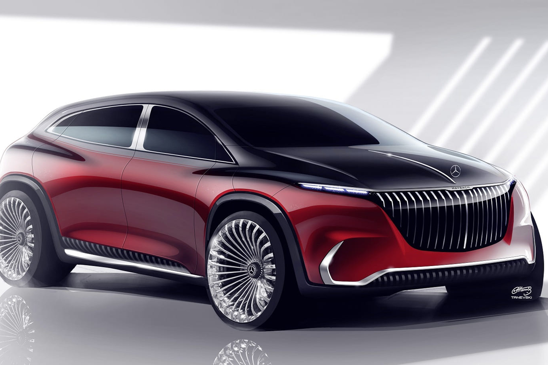 2021 Mercedes-Maybach EQS Concept Design Sketch Wallpapers #24 of 29