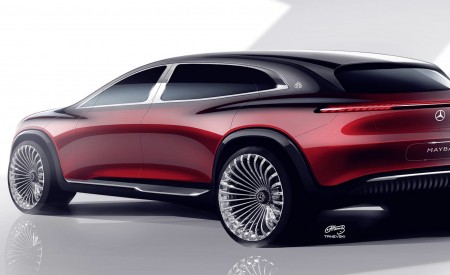2021 Mercedes-Maybach EQS Concept Design Sketch Wallpapers 450x275 (25)