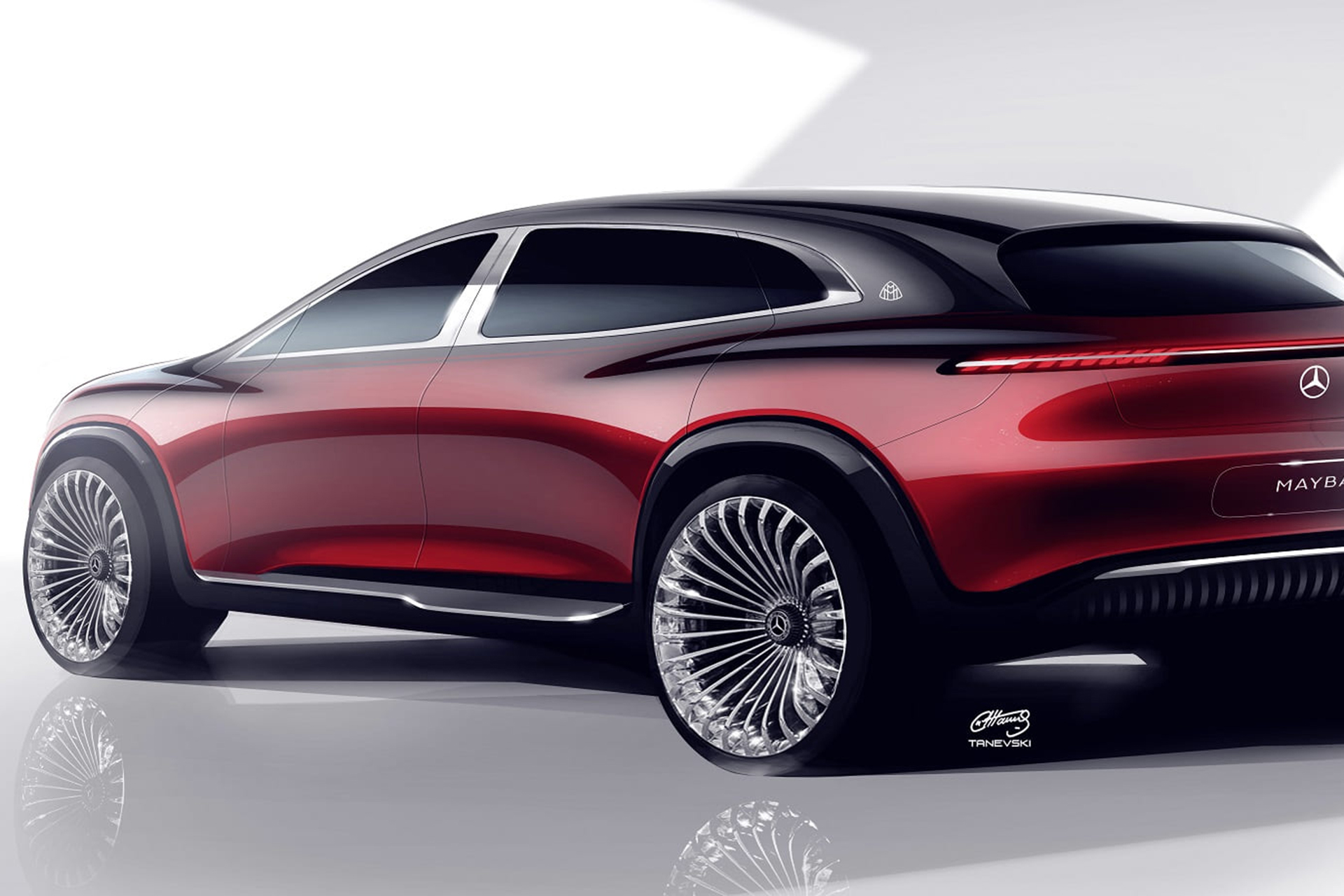 2021 Mercedes-Maybach EQS Concept Design Sketch Wallpapers #25 of 29