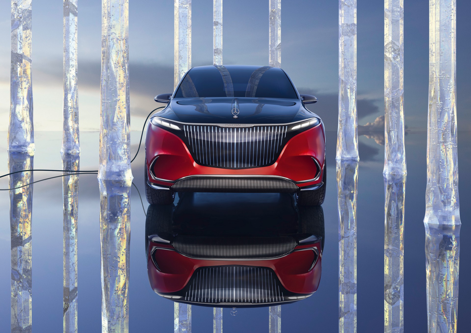 2021 Mercedes-Maybach EQS Concept Front Wallpapers (5)