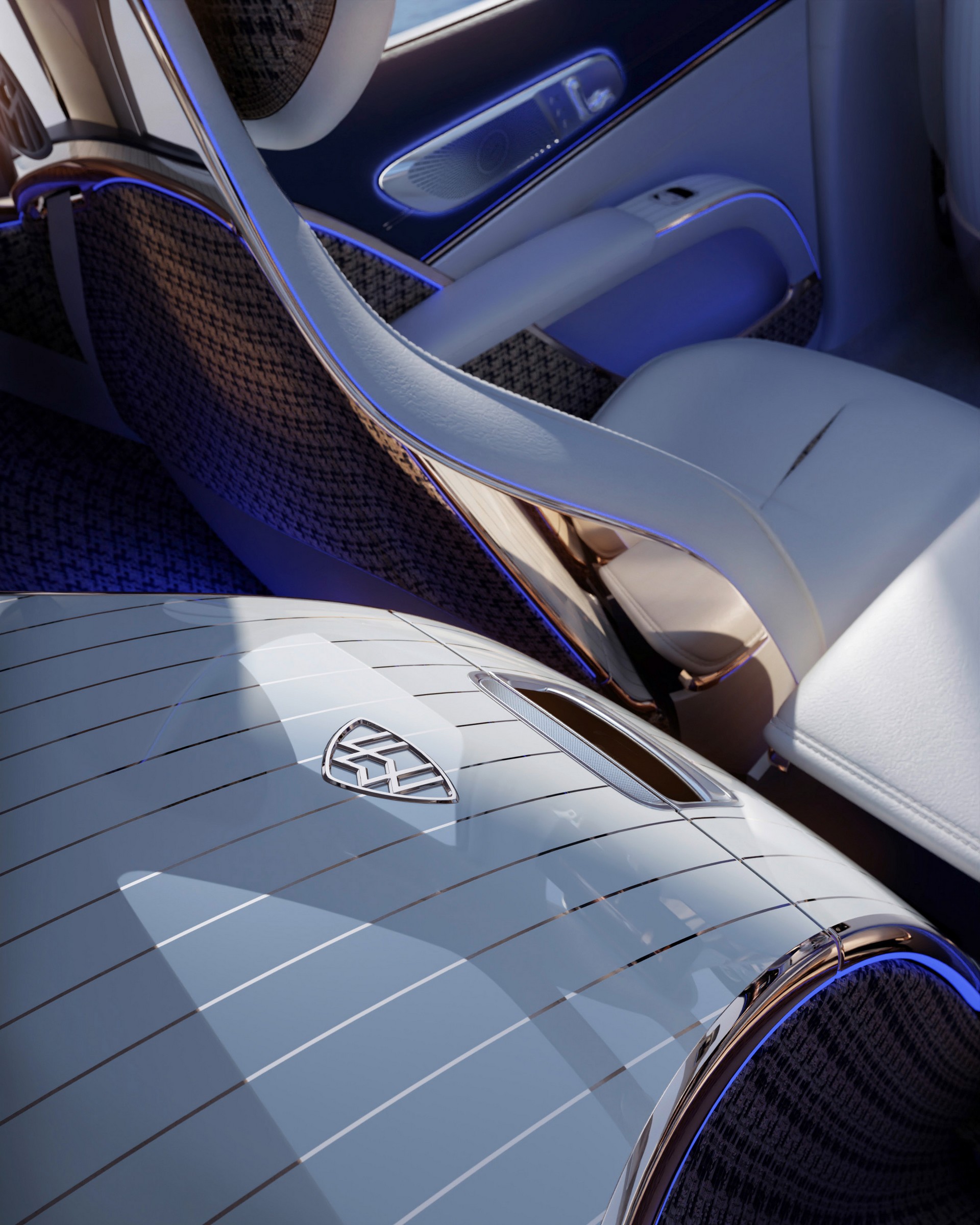 2021 Mercedes-Maybach EQS Concept Interior Front Seats Wallpapers #18 of 29