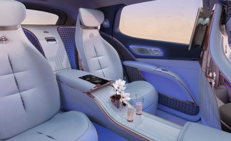 2021 Mercedes-Maybach EQS Concept Interior Rear Seats Wallpapers 450x275 (15)
