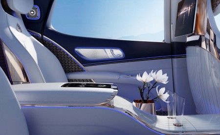 2021 Mercedes-Maybach EQS Concept Interior Rear Seats Wallpapers 450x275 (13)