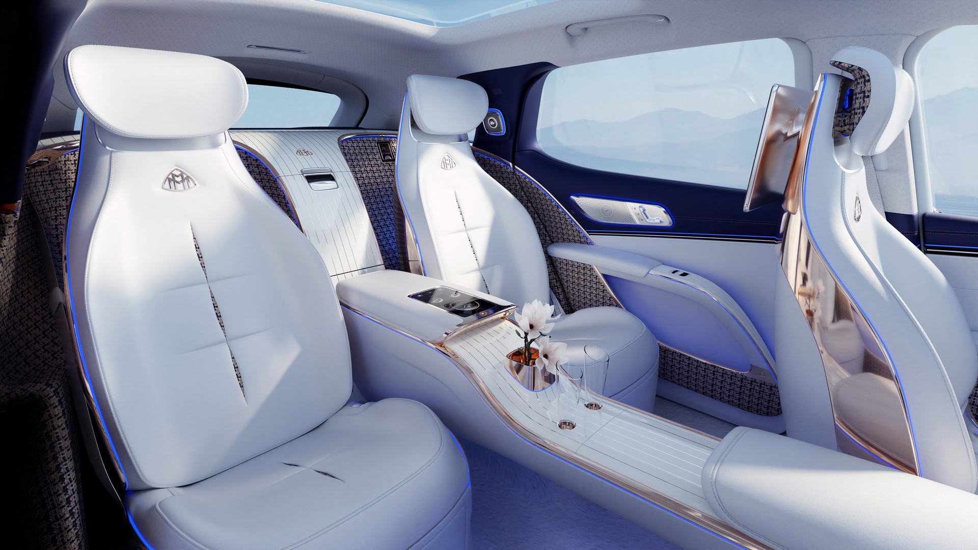 2021 Mercedes-Maybach EQS Concept Interior Seats Wallpapers #12 of 29