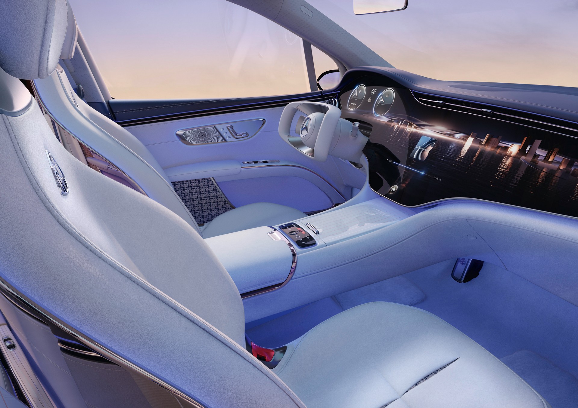 2021 Mercedes-Maybach EQS Concept Interior Wallpapers #23 of 29