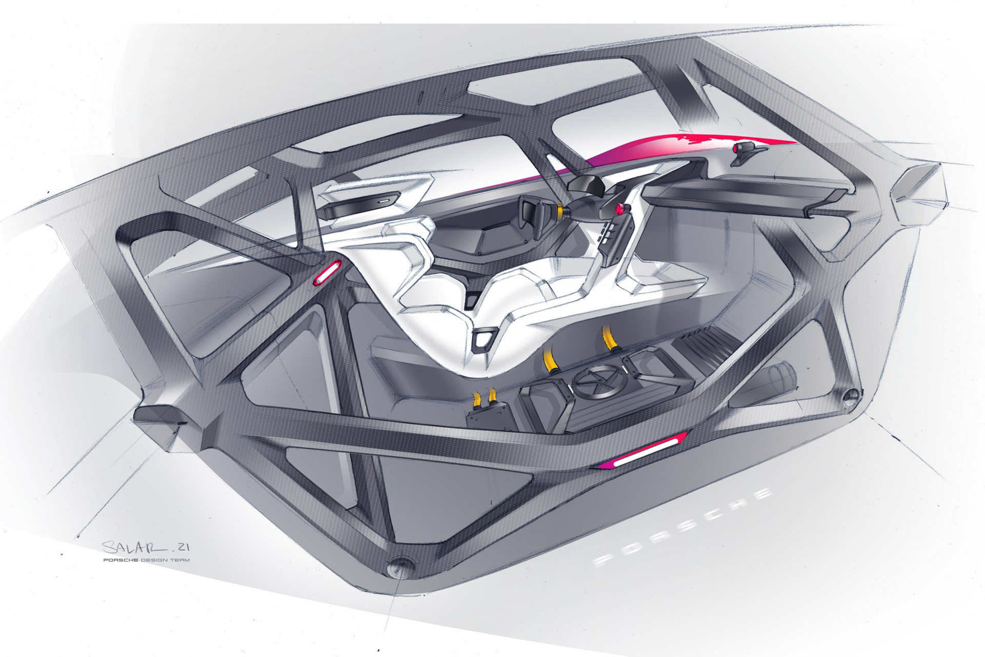 2021 Porsche Mission R Concept Design Sketch Wallpapers #46 of 47