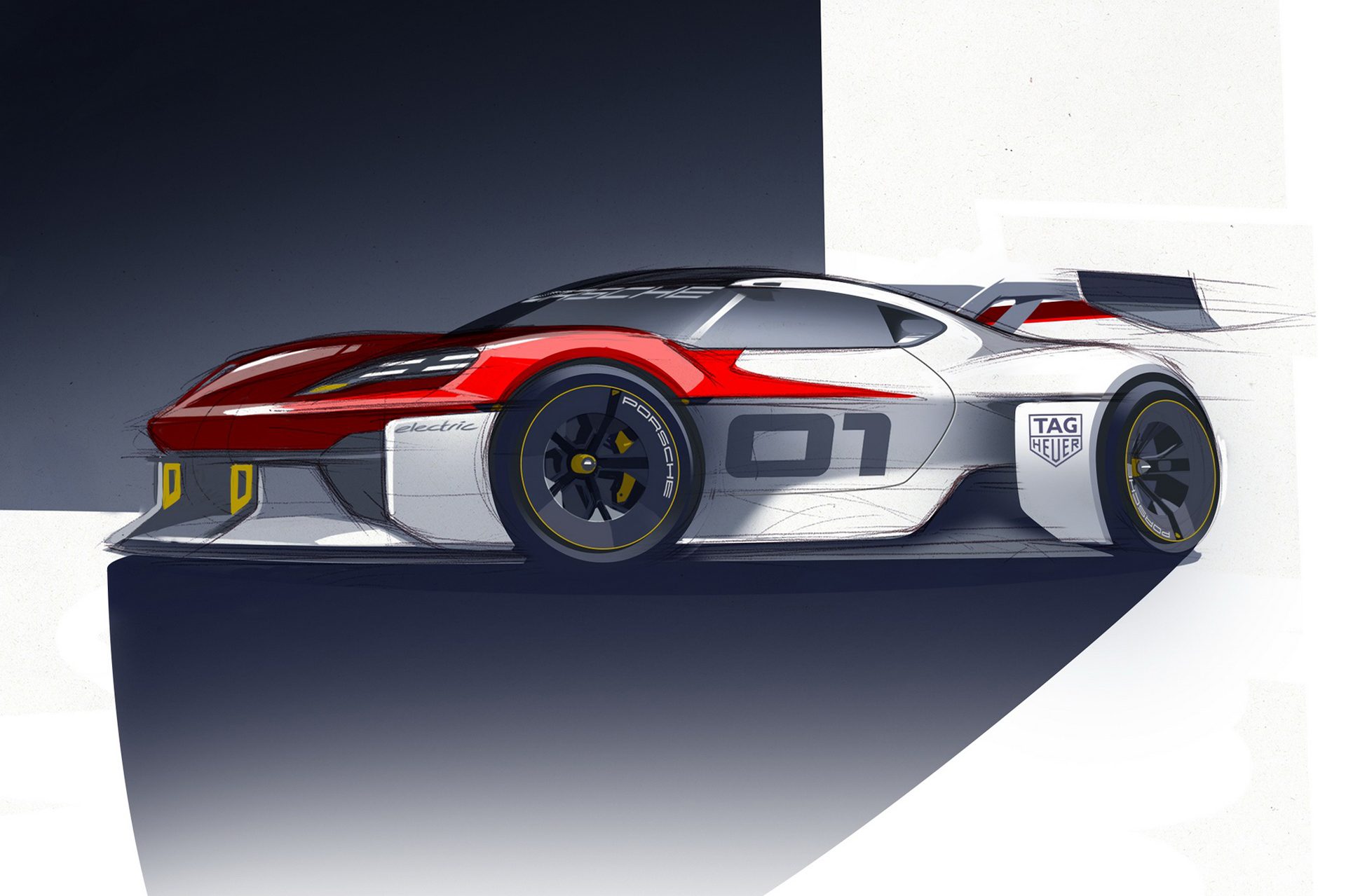 2021 Porsche Mission R Concept Design Sketch Wallpapers #39 of 47