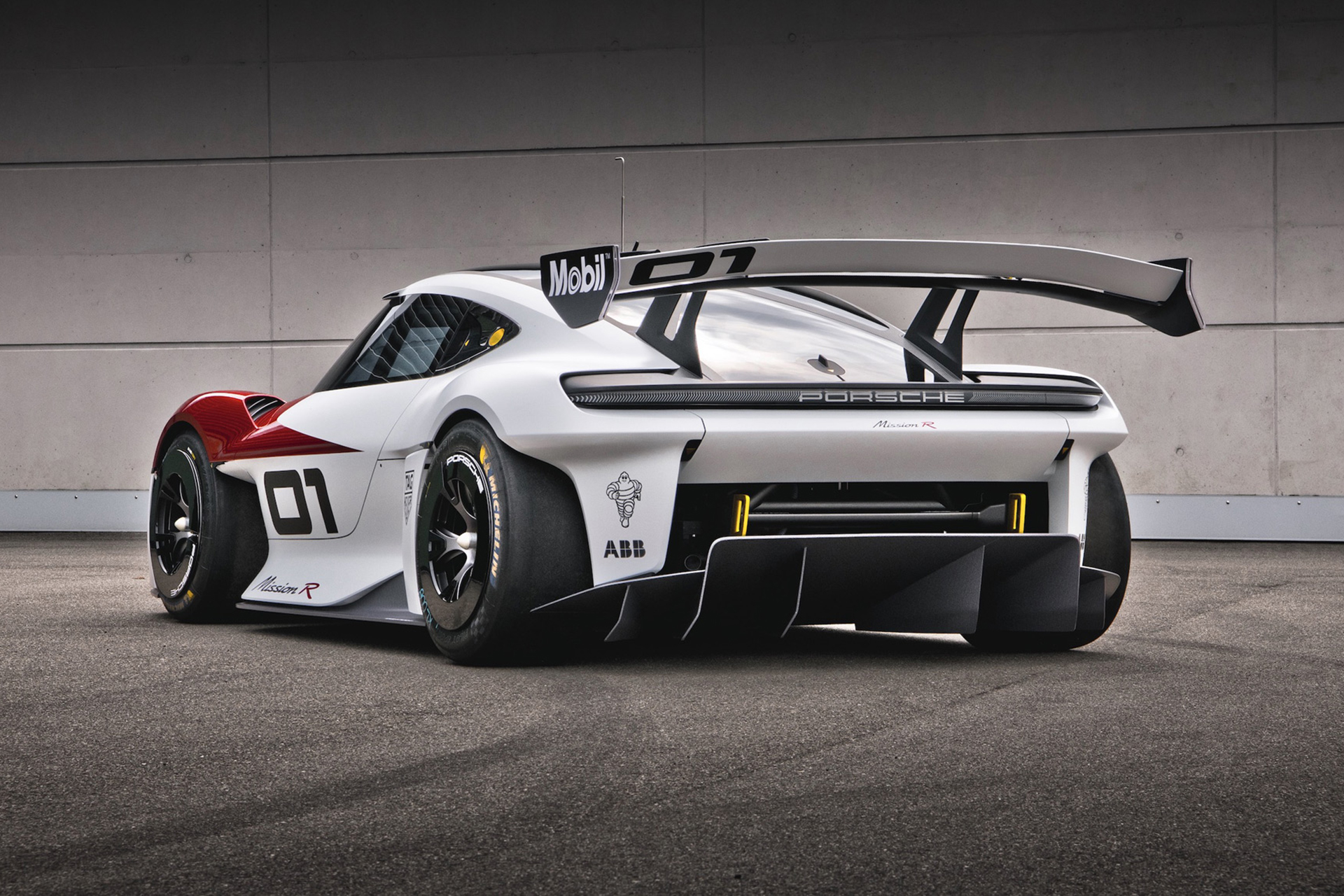 2021 Porsche Mission R Concept Rear Wallpapers #3 of 47