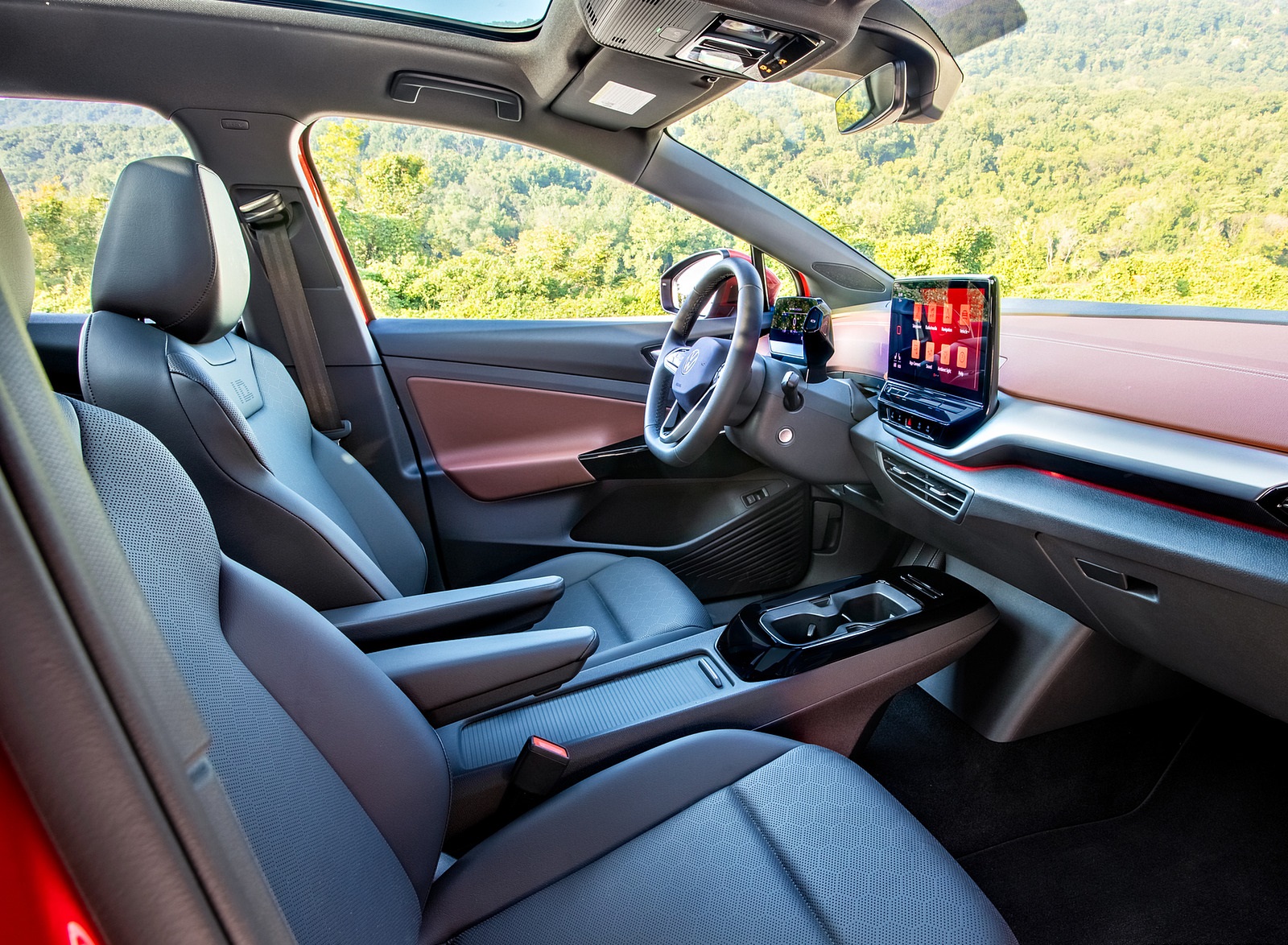 2022 Volkswagen ID.4 AWD Pro S with Gradient Package (US-Spec) Interior Front Seats Wallpapers #36 of 172