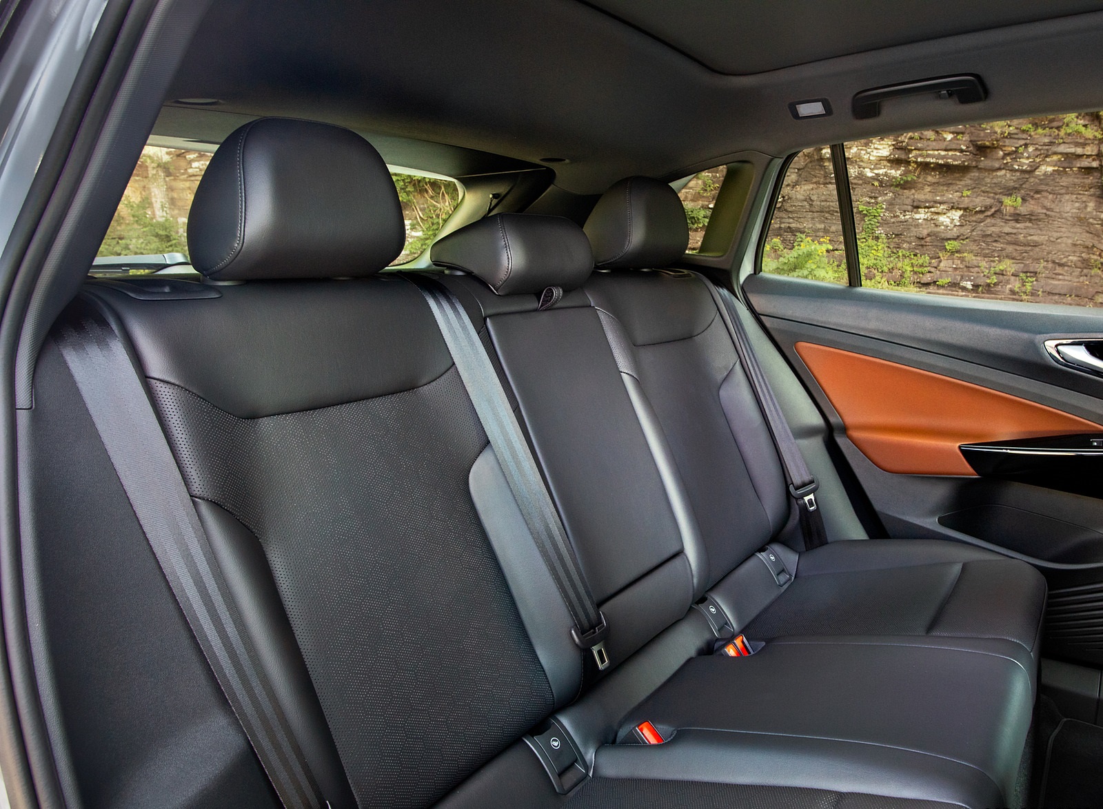2022 Volkswagen ID.4 AWD Pro S with Gradient Package (US-Spec) Interior Rear Seats Wallpapers #95 of 172