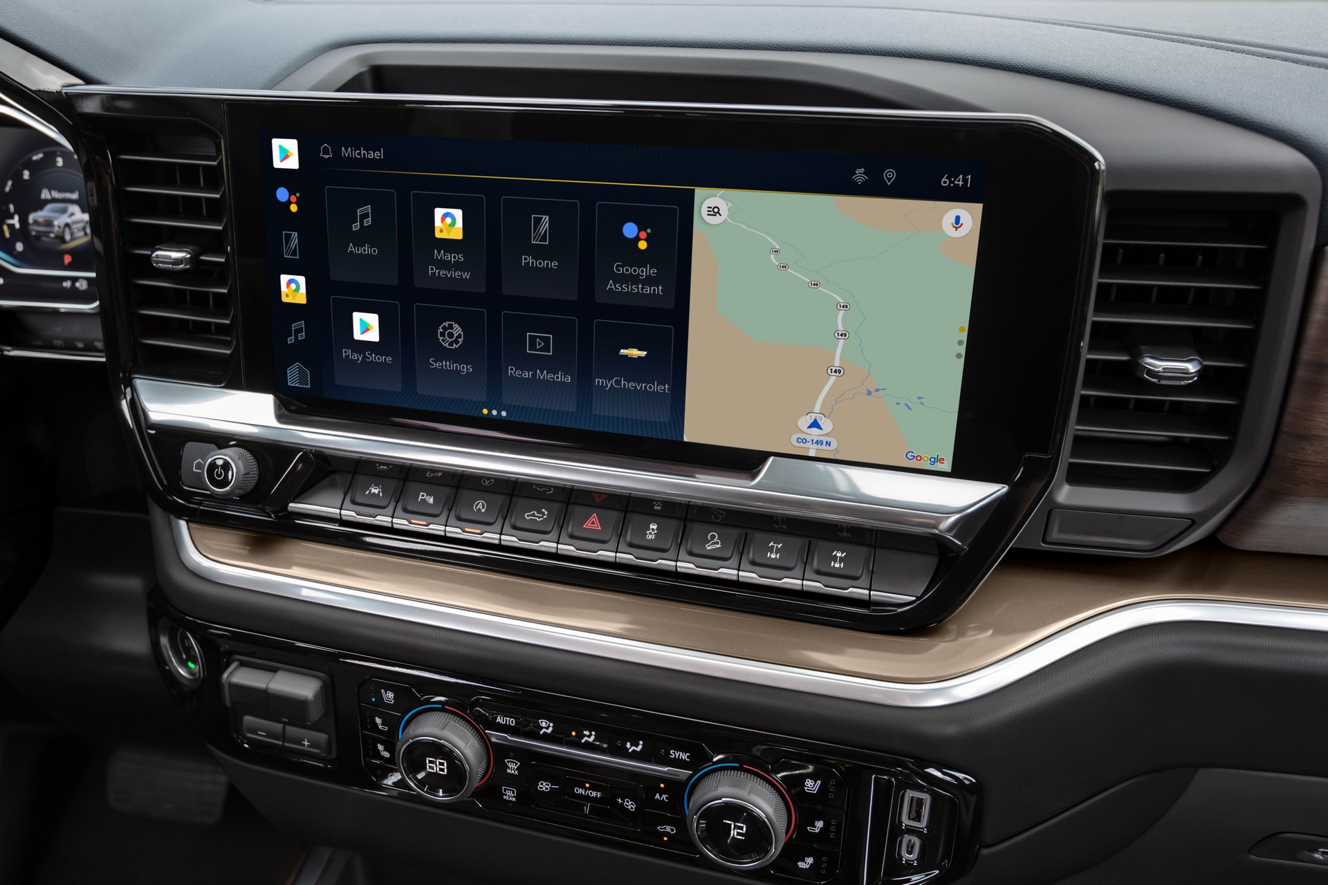 2022 Chevrolet Silverado High Country Central Console Wallpapers #11 of 11