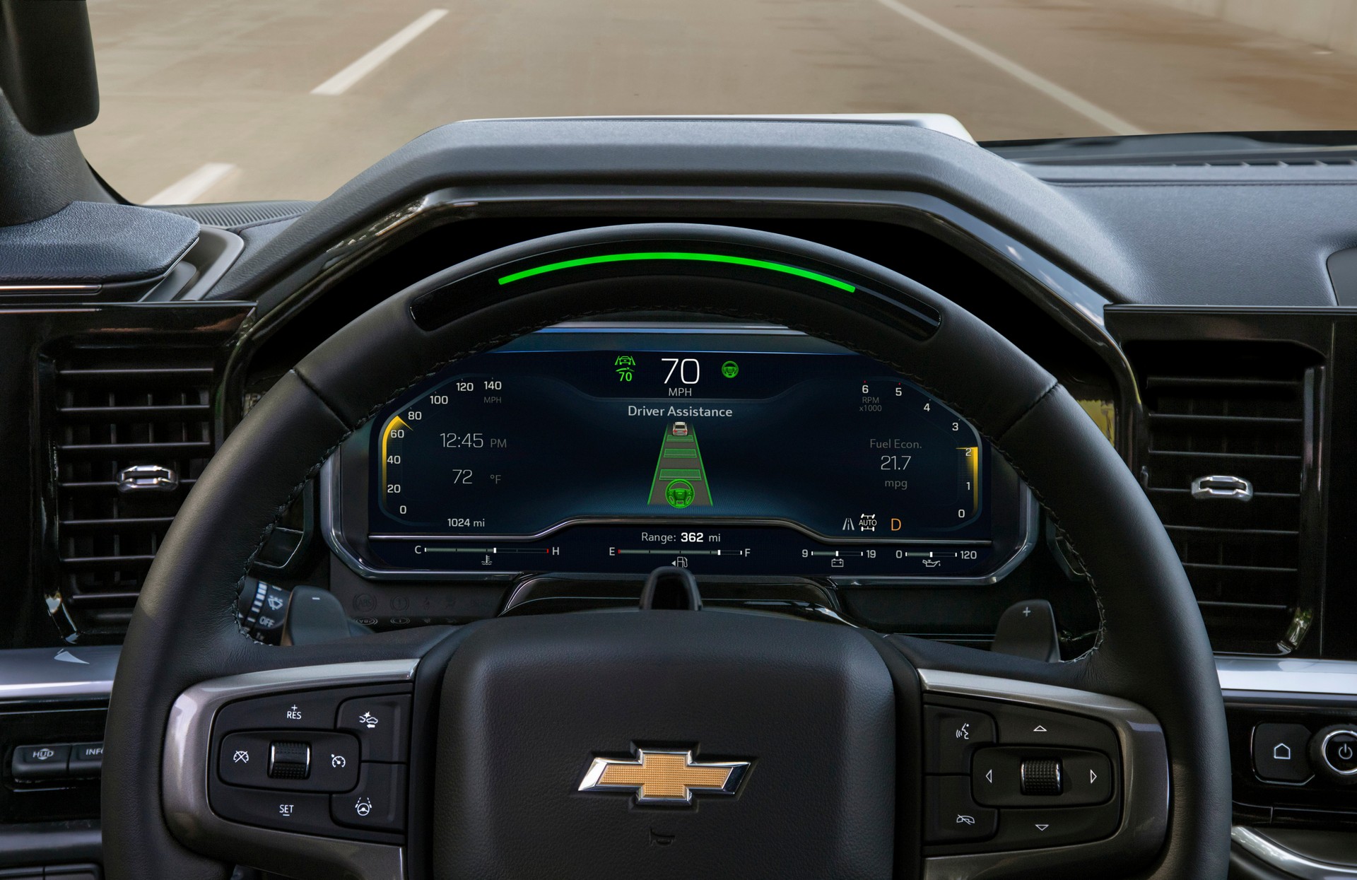 2022 Chevrolet Silverado High Country Digital Instrument Cluster Wallpapers (9)