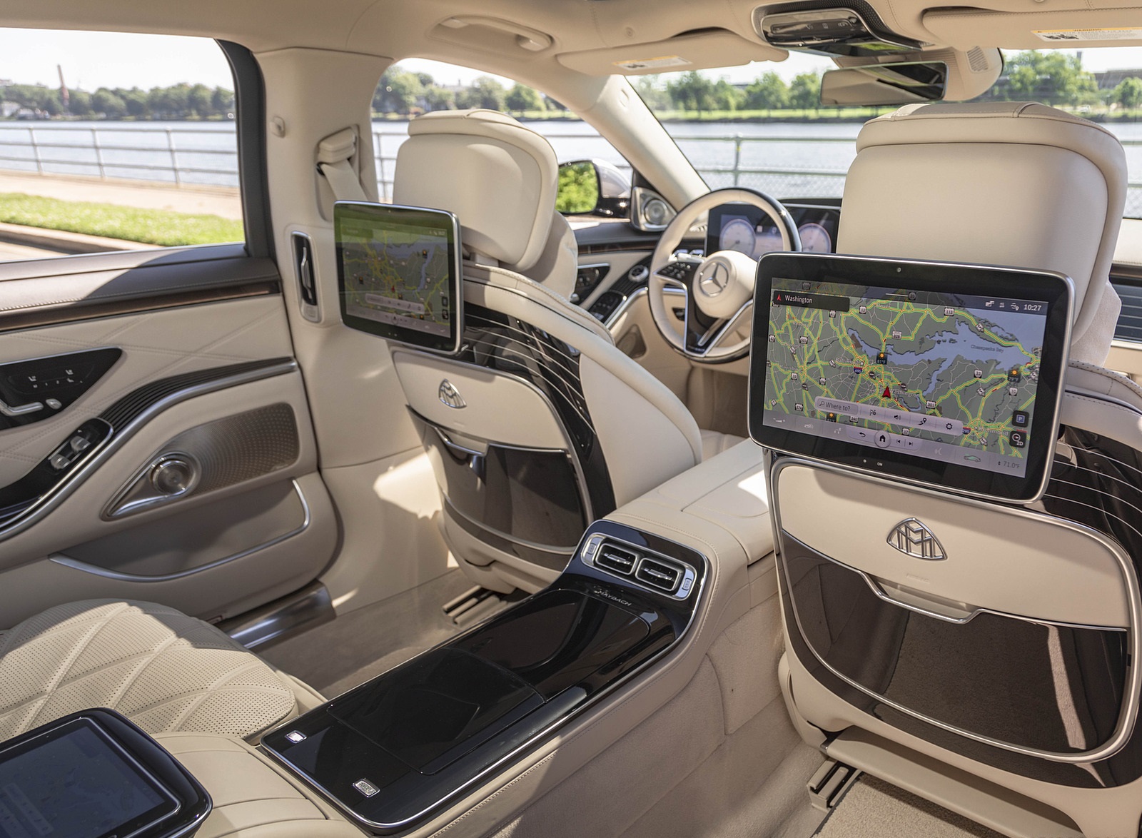 2022 Mercedes-Maybach S 680 4MATIC (US-Spec) Interior Rear Seats Wallpapers #90 of 172