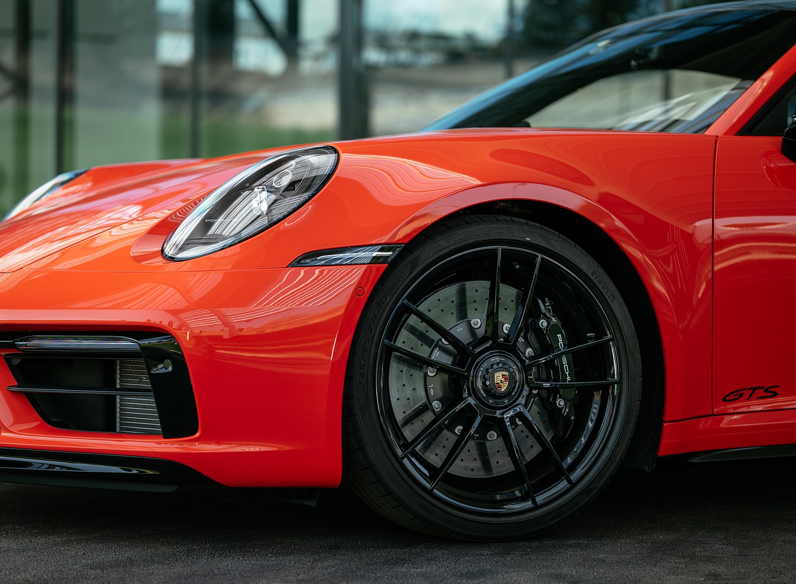 2022 Porsche 911 Carrera 4 GTS (Color: Lava Orange) Detail Wallpapers #44 of 64