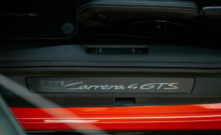 2022 Porsche 911 Carrera 4 GTS (Color: Lava Orange) Door Sill Wallpapers 450x275 (54)