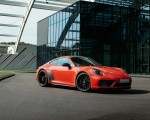 2022 Porsche 911 Carrera 4 GTS (Color: Lava Orange) Front Three-Quarter Wallpapers 150x120