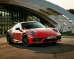 2022 Porsche 911 Carrera 4 GTS (Color: Lava Orange) Front Three-Quarter Wallpapers 150x120