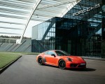 2022 Porsche 911 Carrera 4 GTS (Color: Lava Orange) Front Three-Quarter Wallpapers 150x120