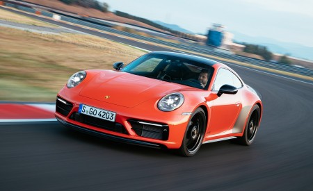 2022 Porsche 911 Carrera 4 GTS (Color: Lava Orange) Front Wallpapers 450x275 (6)