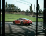 2022 Porsche 911 Carrera 4 GTS (Color: Lava Orange) Rear Three-Quarter Wallpapers 150x120