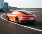 2022 Porsche 911 Carrera 4 GTS (Color: Lava Orange) Rear Three-Quarter Wallpapers 150x120