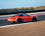 2022 Porsche 911 Carrera 4 GTS (Color: Lava Orange) Rear Three-Quarter Wallpapers 150x120