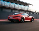 2022 Porsche 911 Carrera 4 GTS (Color: Lava Orange) Rear Three-Quarter Wallpapers 150x120