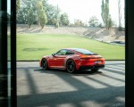 2022 Porsche 911 Carrera 4 GTS (Color: Lava Orange) Rear Three-Quarter Wallpapers 150x120