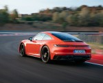 2022 Porsche 911 Carrera 4 GTS (Color: Lava Orange) Rear Three-Quarter Wallpapers 150x120