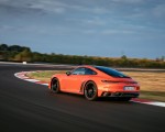2022 Porsche 911 Carrera 4 GTS (Color: Lava Orange) Rear Three-Quarter Wallpapers 150x120