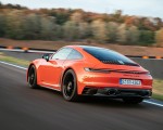 2022 Porsche 911 Carrera 4 GTS (Color: Lava Orange) Rear Three-Quarter Wallpapers 150x120