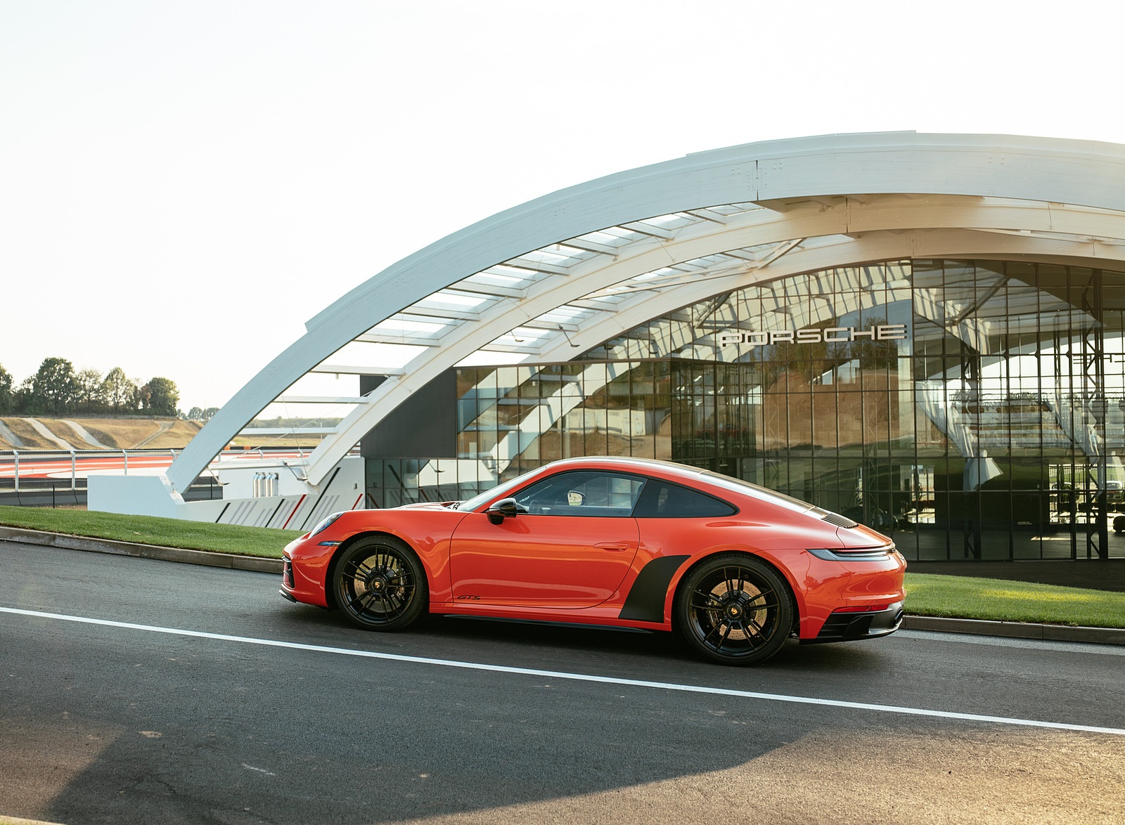 2022 Porsche 911 Carrera 4 GTS (Color: Lava Orange) Side Wallpapers #39 of 64