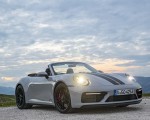 2022 Porsche 911 Carrera GTS Cabriolet (Color: Crayon) Front Three-Quarter Wallpapers 150x120