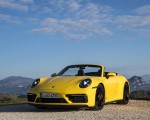 2022 Porsche 911 Carrera GTS Cabriolet (Color: Racing Yellow) Front Wallpapers 150x120