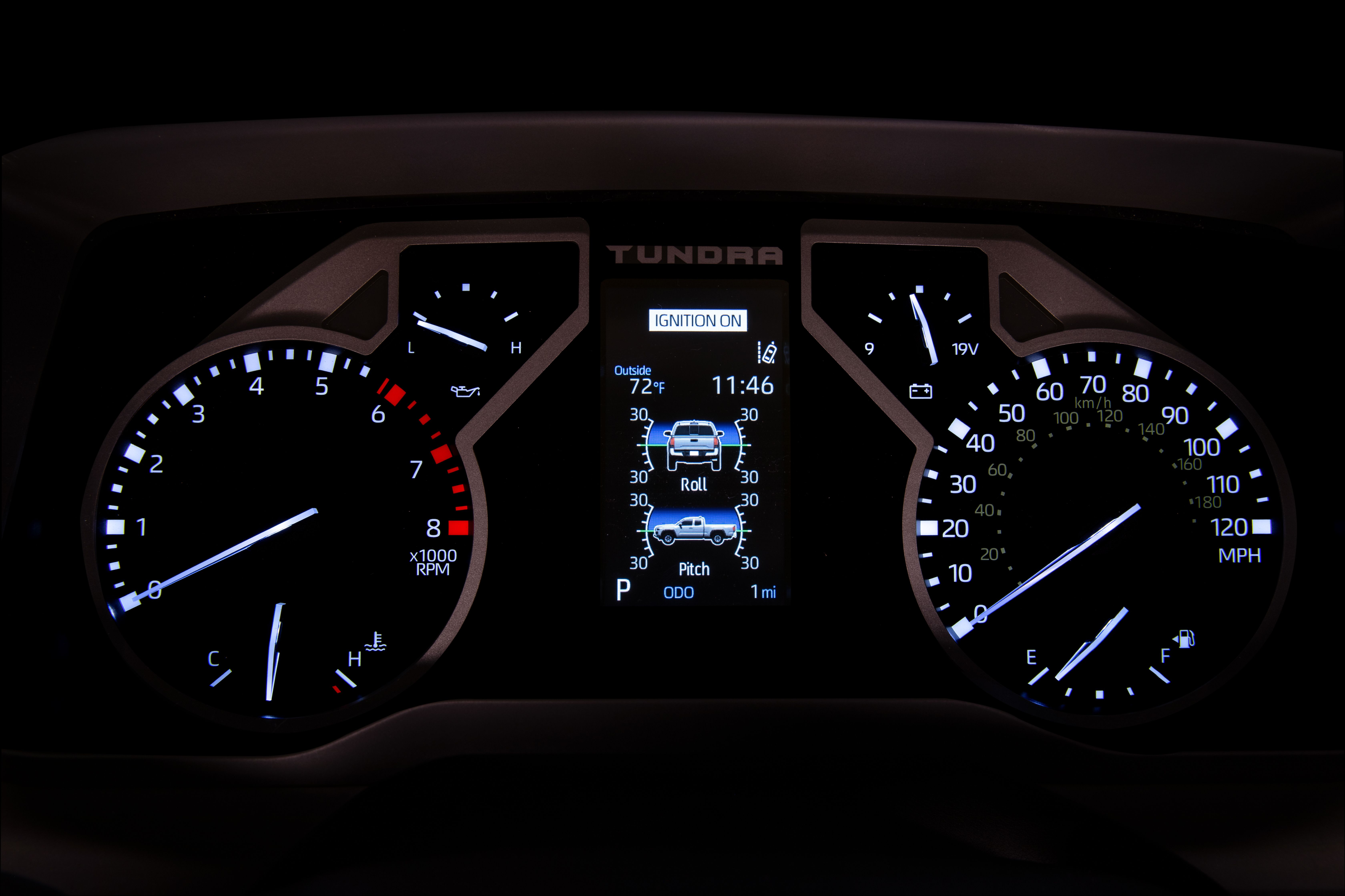2022 Toyota Tundra Limited Digital Instrument Cluster Wallpapers #102 of 105