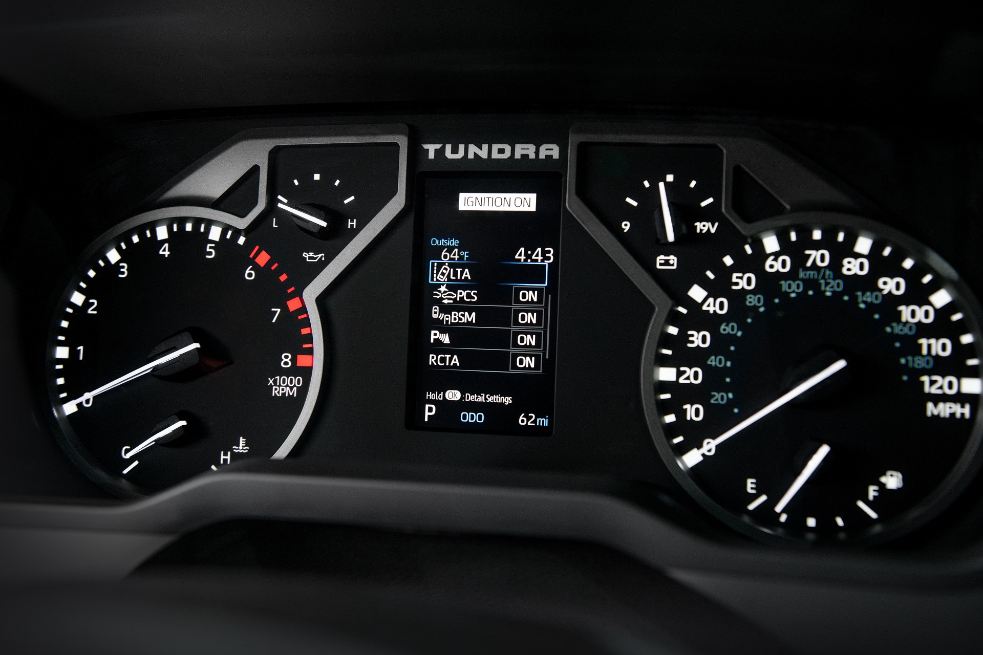 2022 Toyota Tundra Limited Instrument Cluster Wallpapers #83 of 105