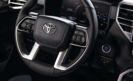 2022 Toyota Tundra Platinum Interior Steering Wheel Wallpapers 450x275 (47)