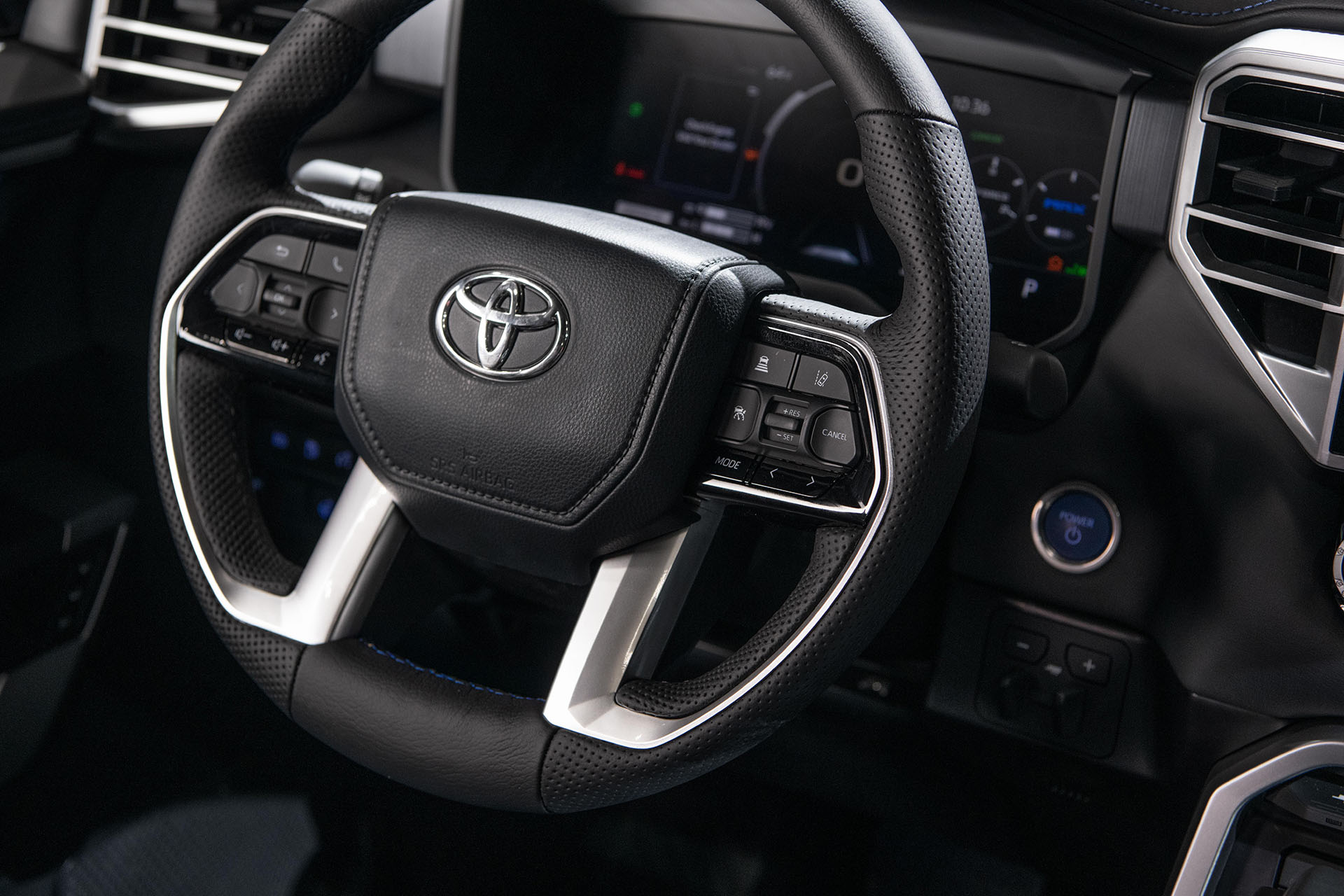 2022 Toyota Tundra Platinum Interior Steering Wheel Wallpapers #47 of 47
