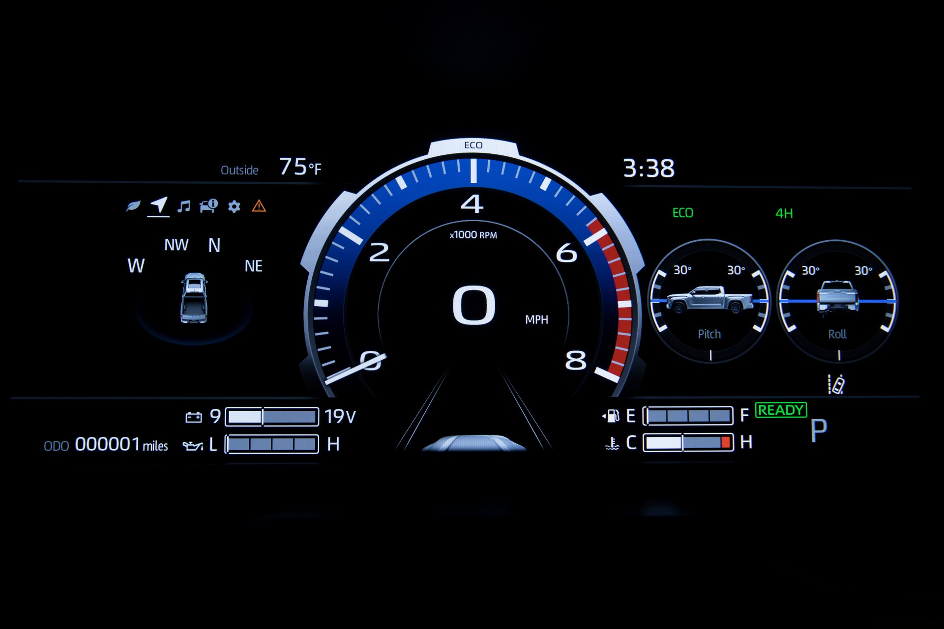 2022 Toyota Tundra TRD Pro Instrument Cluster Wallpapers #73 of 81