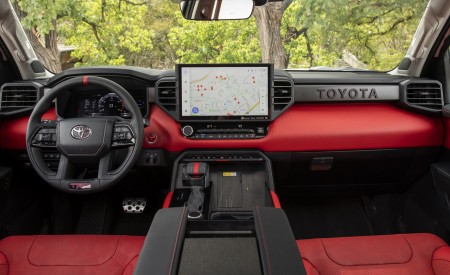 2022 Toyota Tundra TRD Pro Interior Cockpit Wallpapers 450x275 (27)