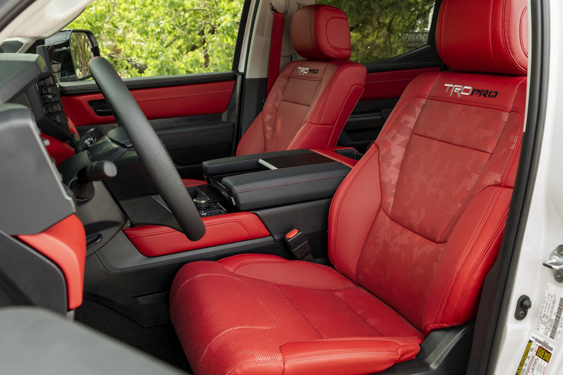 2022 Toyota Tundra TRD Pro Interior Front Seats Wallpapers #21 of 81