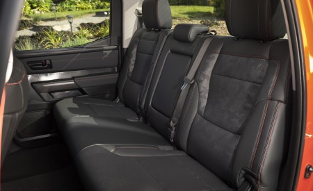 2022 Toyota Tundra TRD Pro Interior Rear Seats Wallpapers 450x275 (55)