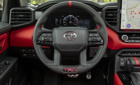 2022 Toyota Tundra TRD Pro Interior Steering Wheel Wallpapers 450x275 (22)