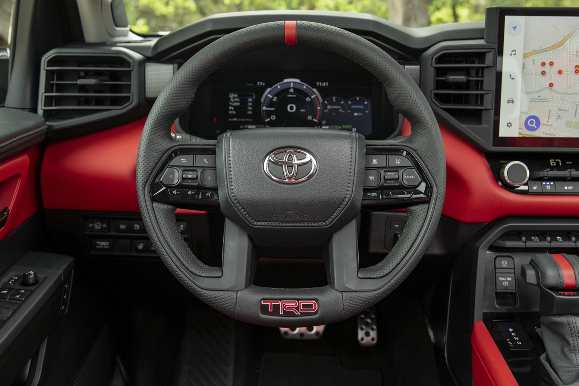 2022 Toyota Tundra TRD Pro Interior Steering Wheel Wallpapers #22 of 81