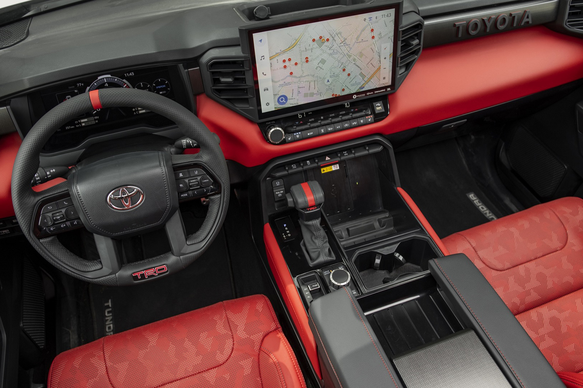 2022 Toyota Tundra TRD Pro Interior Wallpapers #26 of 81