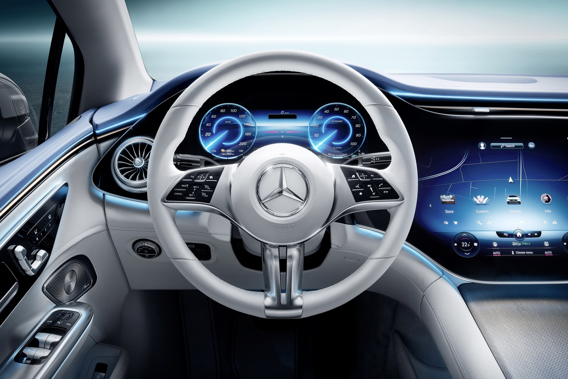 2023 Mercedes-Benz EQE 350 Edition 1 AMG Line Interior Cockpit Wallpapers #74 of 101
