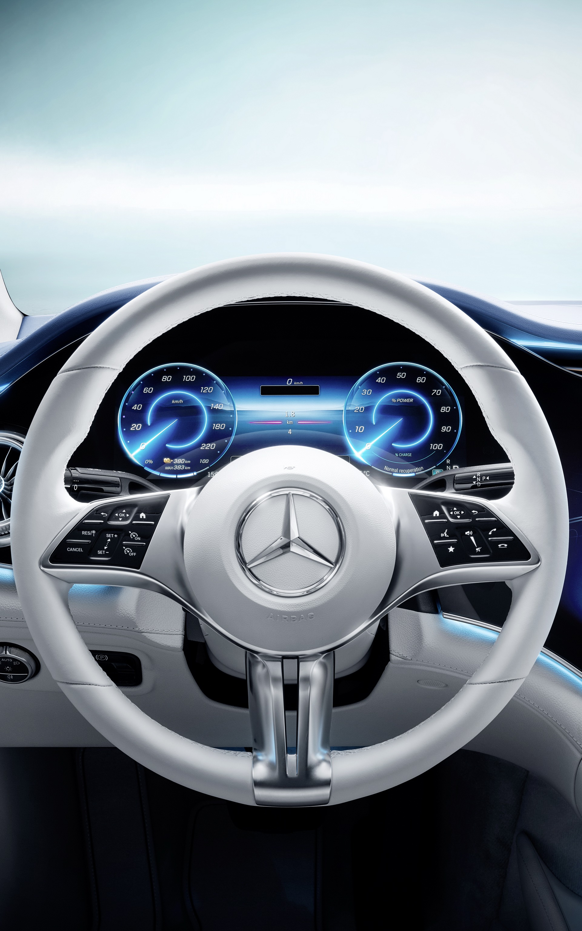 2023 Mercedes-Benz EQE 350 Edition 1 AMG Line Interior Steering Wheel Wallpapers #82 of 101