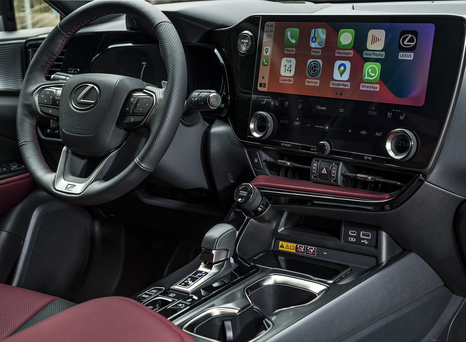 2021 Lexus NX 450h+ (Euro-Spec) Central Console Wallpapers #70 of 136